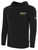 NATIONAL TEAM BASICS FLEECE HOODIE CREST ON LEFT CHEST BLACK WHITE
