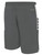 REBELS SC CENTRAL SAN DIEGO MADISON TRAINING SHORTS MEDIUM GREY WHITE -KIT