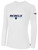 REBELS SC CHULA VISTA BASICS LONG SLEEVE COTTON T-SHIRT REBELS SC TEXT LOGO CENTER CHEST WHITE BLACK