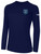 REBELS SC CHULA VISTA BASICS LONG SLEEVE COTTON T-SHIRT CREST ON WEARERS LEFT CHEST NAVY WHITE
