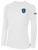 REBELS SC CHULA VISTA BASICS LONG SLEEVE COTTON T-SHIRT CREST ON WEARERS LEFT CHEST WHITE BLACK