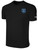 REBELS SC CHULA VISTA BASICS COTTON T-SHIRT CREST ON WEARERS LEFT CHEST BLACK WHITE
