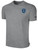 REBELS SC CHULA VISTA BASICS COTTON T-SHIRT CREST ON WEARERS LEFT CHEST LIGHT HEATHER GREY BLACK