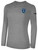 REBELS SC EAST COUNTY BASICS LONG SLEEVE COTTON T-SHIRT CREST ON WEARERS LEFT CHEST LIGHT HEATHER GREY BLACK