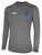 REBELS SC EAST COUNTY BASICS II LONG SLEEVE TRAINING JERSEY DARK HEATHER GREY WHITE