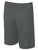 REBELS SC CENTRAL SAN DIEGO TEAM MATCH SHORTS WITH 4 CUBES MEDIUM GREY WHITE