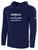 REBELS SC CENTRAL SAN DIEGO BASICS FLEECE PULLOVER HOODIE REBELS SC TEXT LOGO CENTER CHEST NAVY WHITE