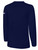 REBELS SC CENTRAL SAN DIEGO BASICS LONG SLEEVE COTTON T-SHIRT REBELS SC TEXT LOGO CENTER CHEST NAVY WHITE