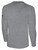 REBELS  SC CENTRAL SAN DIEGO BASICS LONG SLEEVE COTTON T-SHIRT REBELS SC TEXT LOGO CENTER CHEST LIGHT HEATHER GREY BLACK