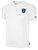 REBELS SC CENTRAL SAN DIEGO BASICS COTTON T-SHIRT CREST ON WEARERS LEFT CHEST WHITE BLACK