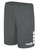 REBELS SC CORONADO TEAM MATCH SHORTS WITH 4 CUBES MEDIUM GREY WHITE