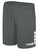 REBELS SC CORONADO TEAM MATCH SHORTS WITH 4 CUBES MEDIUM GREY WHITE