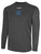 REBELS SC CARLSBAD BASICS CREW NECK LONG SLEEVE POLY TEE DARK HEATHER GREY