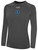 REBELS SC CARLSBAD BASICS CREW NECK LONG SLEEVE POLY TEE DARK HEATHER GREY