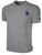 REBELS SC RAMONA BASICS COTTON T-SHIRT REBELS SC TEXT LOGO LEFT CHEST LIGHT HEATHER  GREY BLACK
