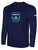 REBELS SC RAMONA BASICS LONG SLEEVE COTTON T-SHIRT CREST ON WEARERS CENTER CHEST NAVY WHITE