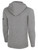 REBELS  SC CARLSBAD BASICS FLEECE PULLOVER HOODIE REBELS SC TEXT LOGO CENTER CHEST LIGHT HEATHER GREY BLACK