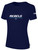 REBELS SC CARLSBAD BASICS COTTON T-SHIRT CREST ON WEARERS CENTER CHEST NAVY WHITE