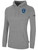 REBELS SC CARLSBAD BASICS FLEECE PULLOVER HOODIE CREST ON WEARERS LEFT CHEST LIGHT HEATHER GREY BLACK
