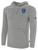 REBELS SC CARLSBAD BASICS FLEECE PULLOVER HOODIE CREST ON WEARERS LEFT CHEST LIGHT HEATHER GREY BLACK
