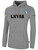 LNYSA SELECT BASICS FLEECE PULLOVER HOODIE LIGHT HEATHER GREY BLACK -KIT