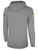 LNYSA SELECT BASICS FLEECE PULLOVER HOODIE LIGHT HEATHER GREY BLACK
