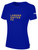 LAGUNA UNITED BASICS COTTON T-SHIRT CREST ON WEARERS CENTER CHEST ROYAL BLUE WHITE
