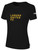 LAGUNA UNITED BASICS COTTON T-SHIRT CREST ON WEARERS CENTER CHEST BLACK WHITE