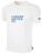 LAGUNA UNITED BASICS COTTON T-SHIRT CREST ON WEARERS CENTER CHEST WHITE BLACK