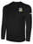 LAGUNA UNITED BASICS LONG SLEEVE COTTON T-SHIRT CREST ON WEARERS LEFT CHEST BLACK WHITE