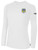 LAGUNA UNITED BASICS LONG SLEEVE COTTON T-SHIRT CREST ON WEARERS LEFT CHEST WHITE BLACK