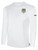 LAGUNA UNITED BASICS LONG SLEEVE COTTON T-SHIRT CREST ON WEARERS LEFT CHEST WHITE BLACK
