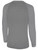 ELEVATE FIELD HOCKEY BASICS II LONG SLEEVE TRAINING JERSEY CREST ON WEARER'S CENTER CHEST LIGHT HEATHER GREY BLACK