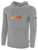 ELEVATE FIELD HOCKEY BASICS FLEECE PULLOVER HOODIE CREST ON WEARERS CENTER CHEST LIGHT HEATHER GREY BLACK