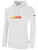 ELEVATE FIELD HOCKEY BASICS FLEECE PULLOVER HOODIE CREST ON WEARERS CENTER CHEST WHITE BLACK