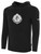 PRESTIGE FC BASICS FLEECE PULLOVER HOODIE CREST ON WEARERS CENTER CHEST BLACK WHITE