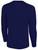 VALLEJO UNITED SC BASICS CREW NECK LONG SLEEVE POLY TEE NAVY WHITE
