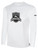 VALLEJO UNITED SC BASICS LONG SLEEVE COTTON TEE TEAM CREST ON WEARERS CENTER CHEST WHITE BLACK