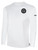 SOUTHERN SOCCER ACADEMY BASICS LONG SLEEVE COTTON TEE TEAM CREST ON WEARERS LEFT CHEST WHITE BLACK