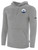 LEGION FC BASICS FLEECE PULLOVER HOODIE CREST ON WEARERS LEFT CHEST LIGHT HEATHER GREY BLACK