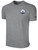 LEGION FC BASICS COTTON TEE CREST ON WEARER'S LEFT CHEST LIGHT HEATHER GREY BLACK