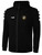 ALLIANCE FC TECH II ZIP UP HOODIE BLACK WHITE