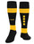 ALLIANCE FC STRIKER MATCH SOCKS WITH KNIT GRIPPERS BLACK ATHLETIC GOLD -KIT