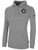 ALLIANCE FC BASICS FLEECE HOODIE TEAM CREST LEFT CHEST LIGHT HEATHER GREY BLACK