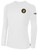 ALLIANCE FC BASICS LONG SLEEVE TEE SHIRT TEAM CREST LEFT CHEST WHITE BLACK
