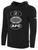 ALLIANCE FC BASICS FLEECE HOODIE ALLIANCE WORLD GRAPHIC LOGO CENTER CHEST BLACK WHITE