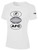 ALLIANCE FC BASIC TEE SHIRT ALLIANCE WORLD GRAPHIC LOGO CENTER CHEST WHITE BLACK