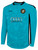 ALLIANCE FC PITCH STAR LONG SLEEVE GOALKEEPER JERSEY WITHOUT PADDING TURQUOISE BLACK