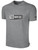 TSS ROVERS BASICS COTTON TEE CREST ON WEARERS CENTER CHEST LIGHT HEATHER GREY BLACK