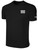 TSS ROVERS BASICS COTTON TEE CREST ON WEARERS LEFT CHEST BLACK WHITE